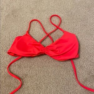 billabong cross back bikini top